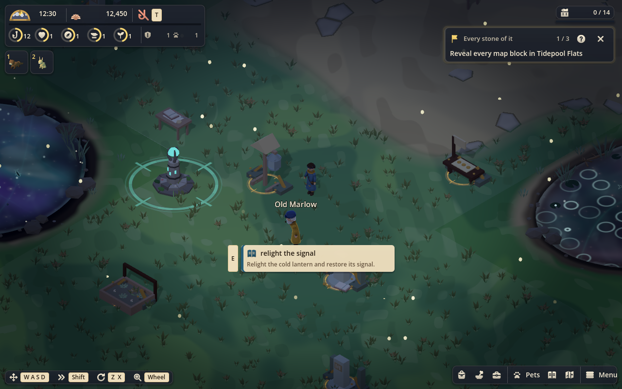 Clickable team portraits in Tidecaller’s explorer HUD